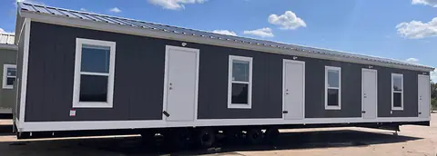 Exterior of a 16×60 4-suite kitchenette unit